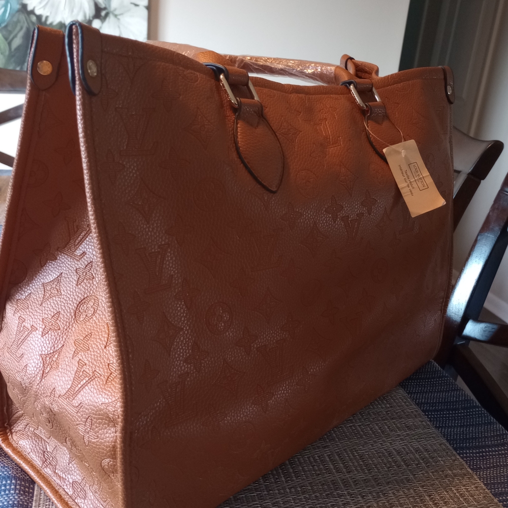 Fashion Honey Brown Handbag - Picture 3 of 14